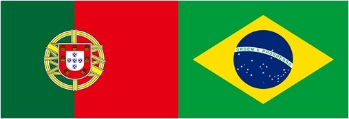 Bandera Portugal Brasil
