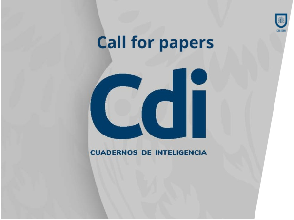CESEDEN - ESFAS - Convocatoria para cuaderno de inteligencia 5