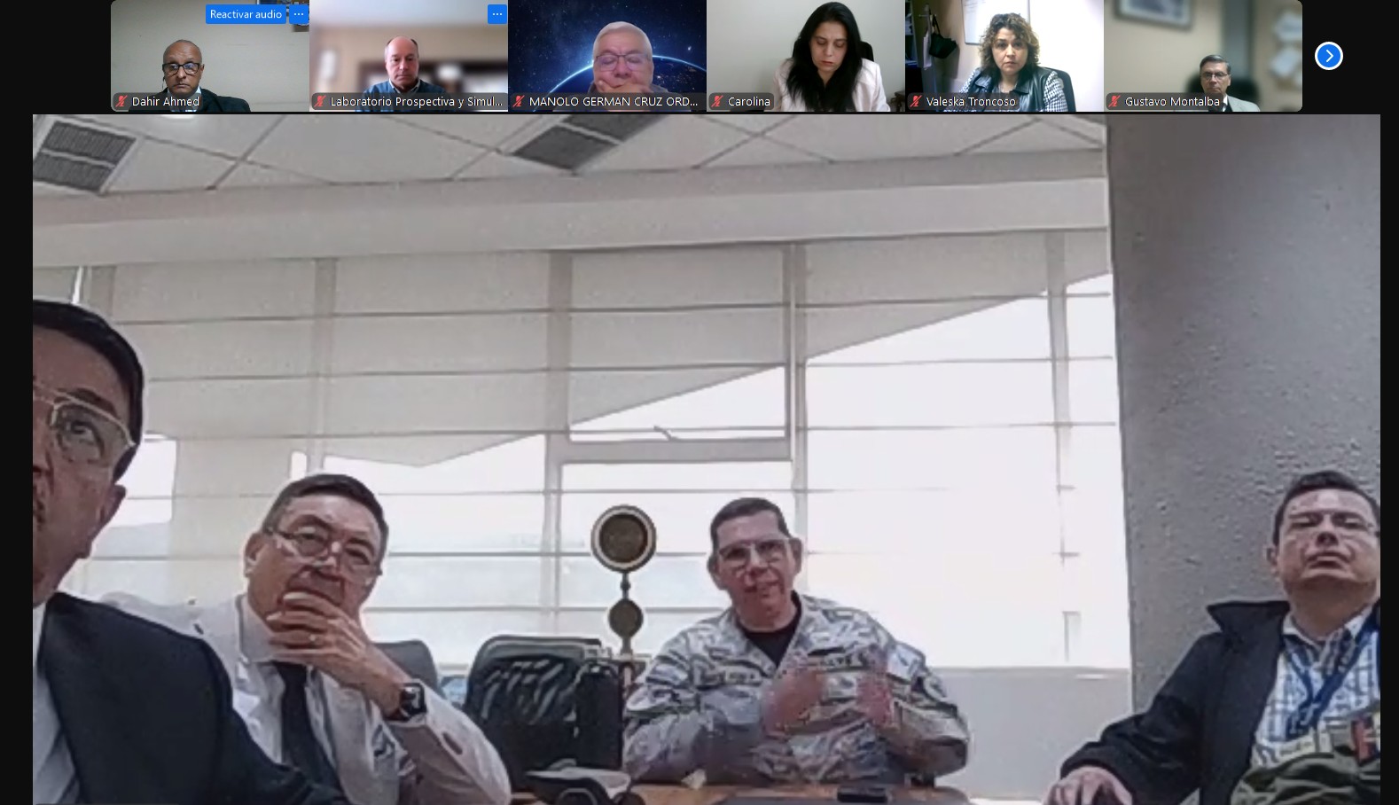ANEPE y Universidad de las Fuerzas Armadas de Ecuador avanzan en conversaciones para futuras actividades conjuntas